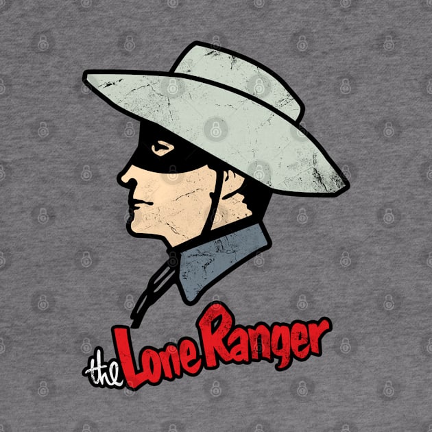 Retro Vintage Lone Ranger by mighty corps studio